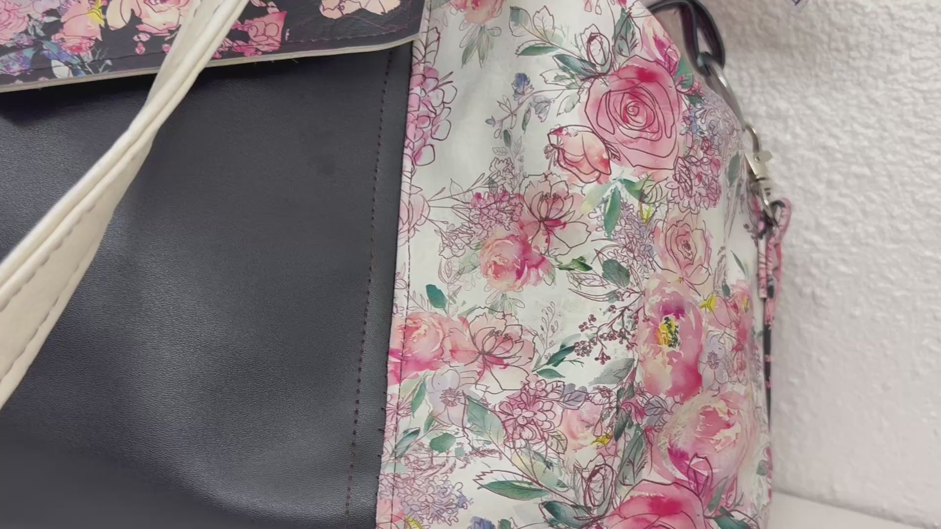 Antonella Vinyl Weekender Bag